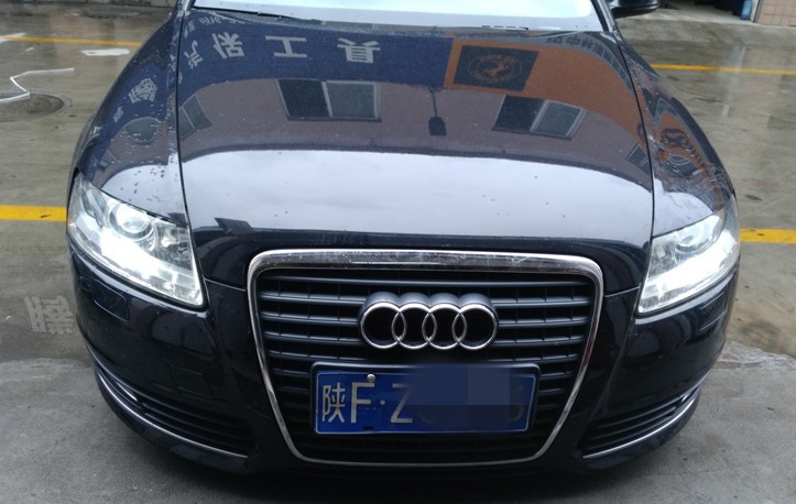 奧迪A8改裝車(chē)燈方案